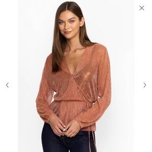 NWT Johnny Was Duffie Wrap Blouse